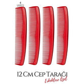 Takaz Global 12 Cm Erkek Cep Tarağı 4 ADET